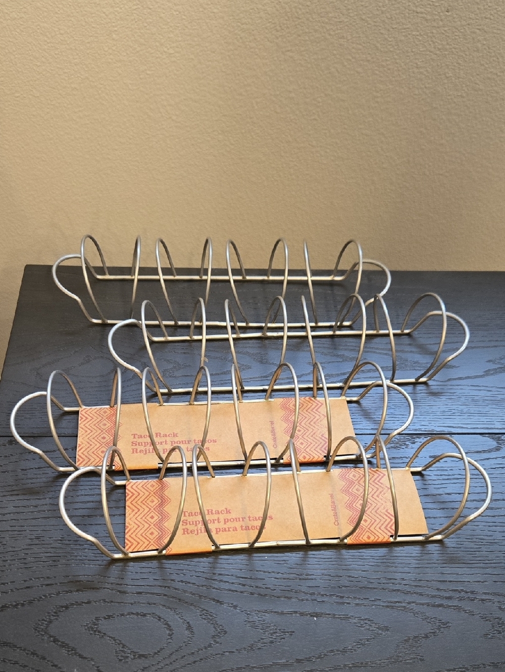 4 Crate And Barrel Taco Racks